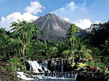 Views from the Hot Springs & Spa at the Tabacon Lodge